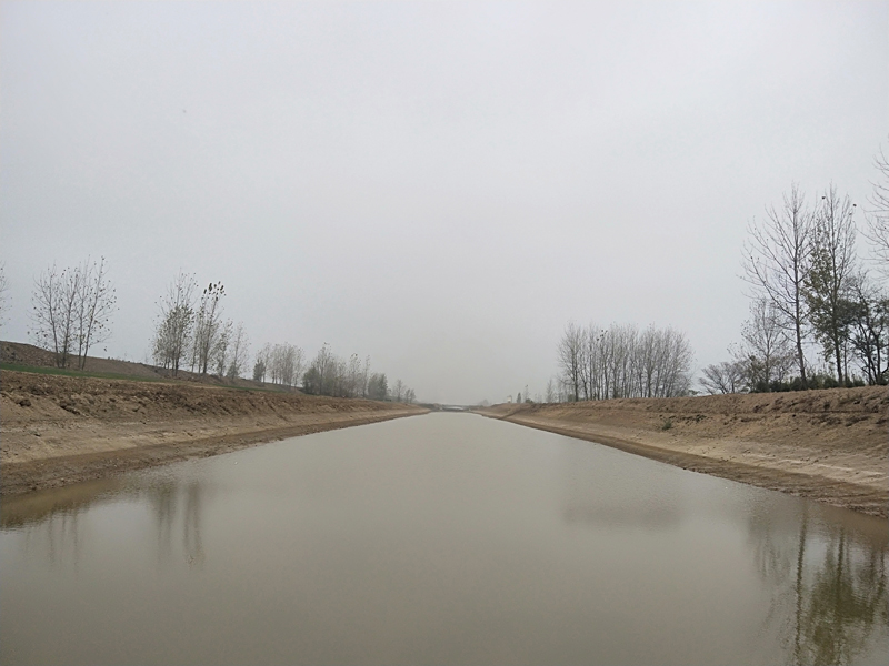 怀洪新河洼疏浚后