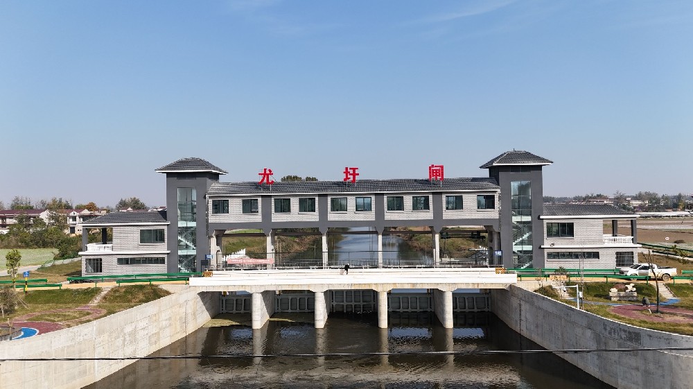 灵璧县病险水闸除险加固工程施工——尤圩闸