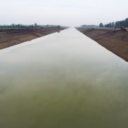 怀洪新河水系沱河洼地（埇桥区）河道疏浚工程桩号29+314河道施工后